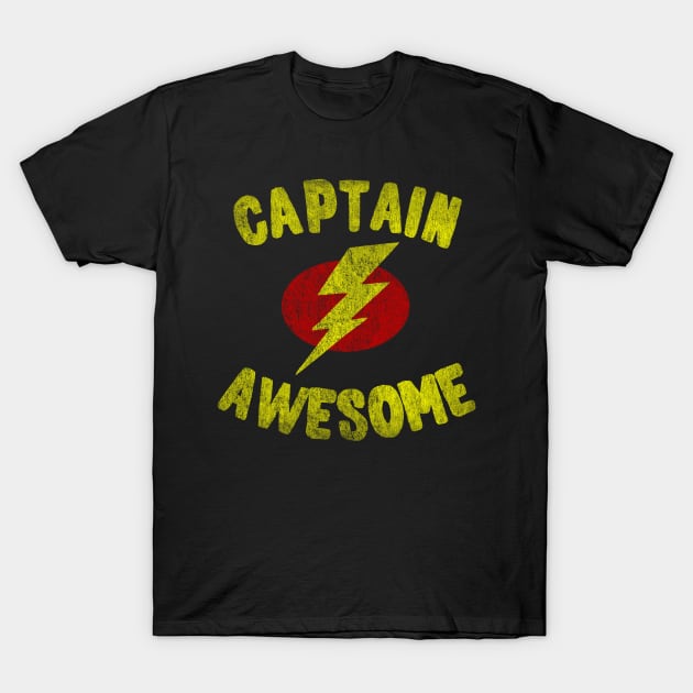 Captain Awesome Vintage T-Shirt by Flippin' Sweet Gear